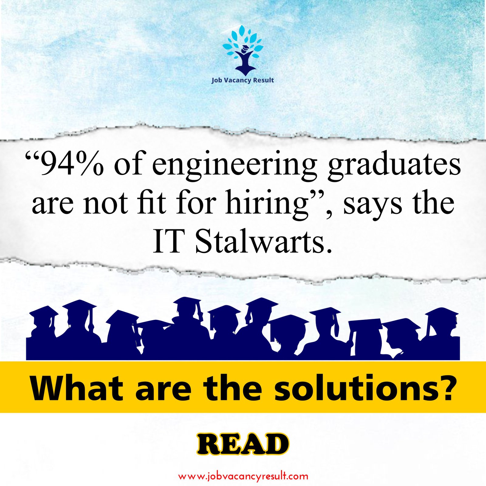 94% of engineering graduates are not fit for hiring - say this IT stalwart.What are the solutions?